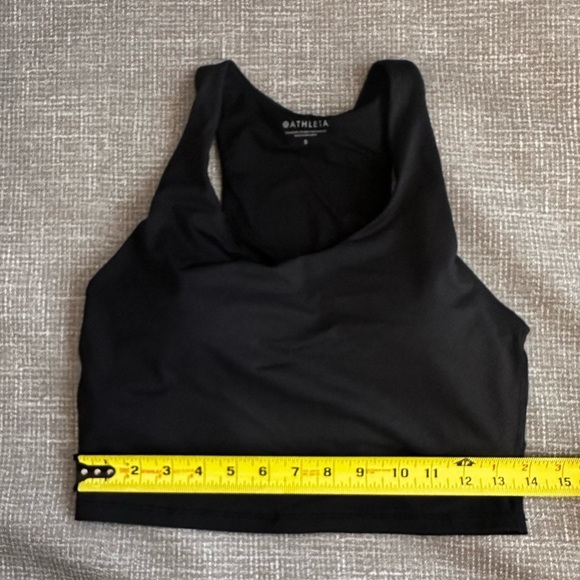 Athleta Black Sports Bra with removable Pads size small - Picture 7 of 7